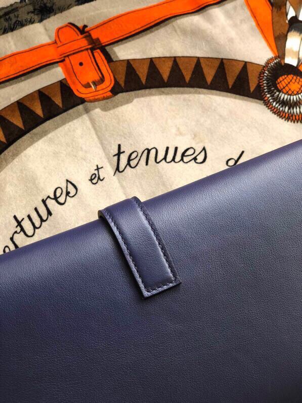 에르메스 지제 엘란29 인디고블루 스위프트 송아지가죽 내부 양가죽